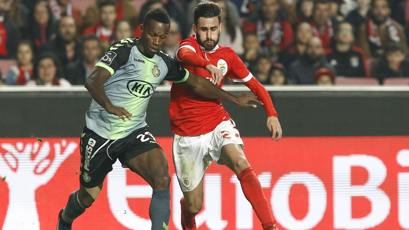 Rafa no jogo com o Vitória de Guimarães, para a Taça de Portugal