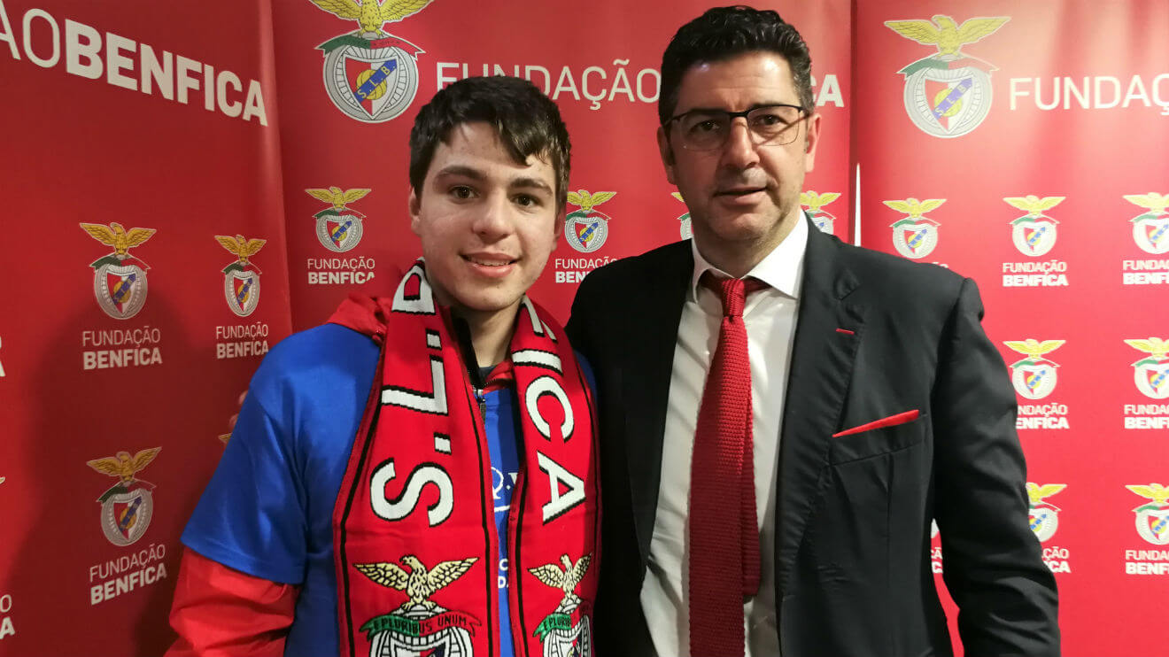 Pedro Gentil com Rui Vitória