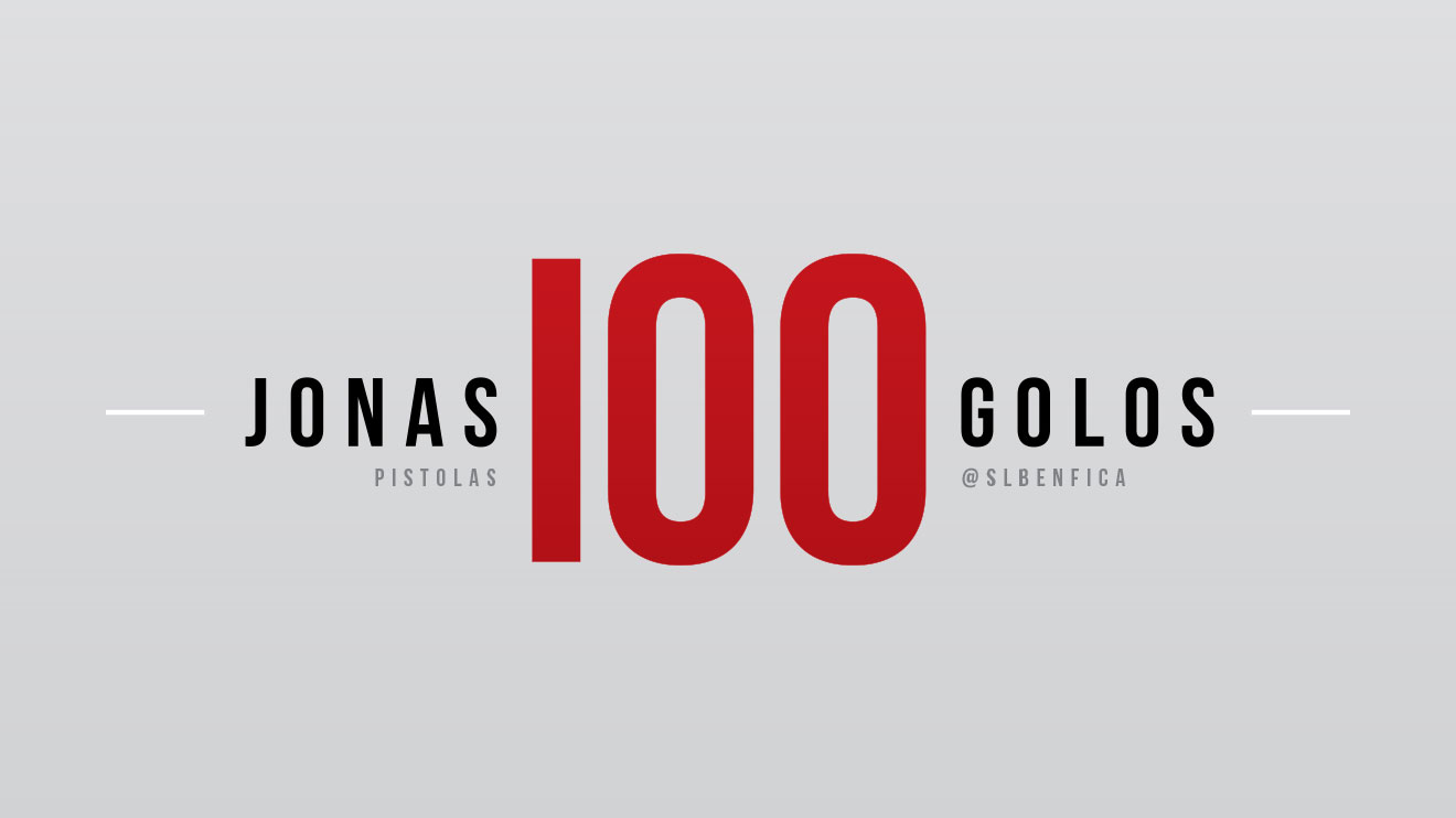 100 golos de Jonas pelo Benfica