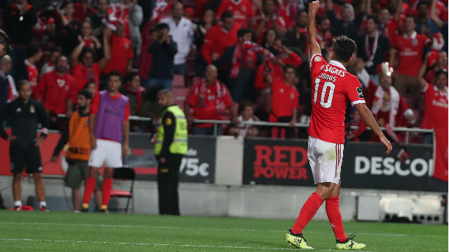 Jonas festeja mais um golo!