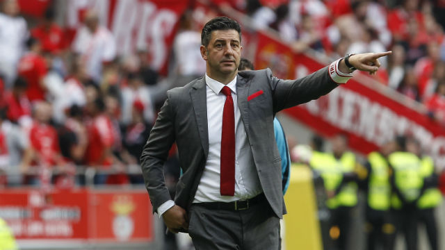 Rui Vit&#243;ria, treinador do Benfica