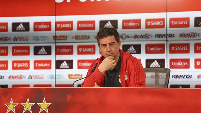 Rui Vitória, treinador do Benfica
