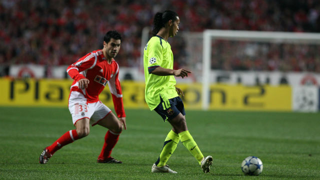 Ricardo Rocha e Ronaldinho 