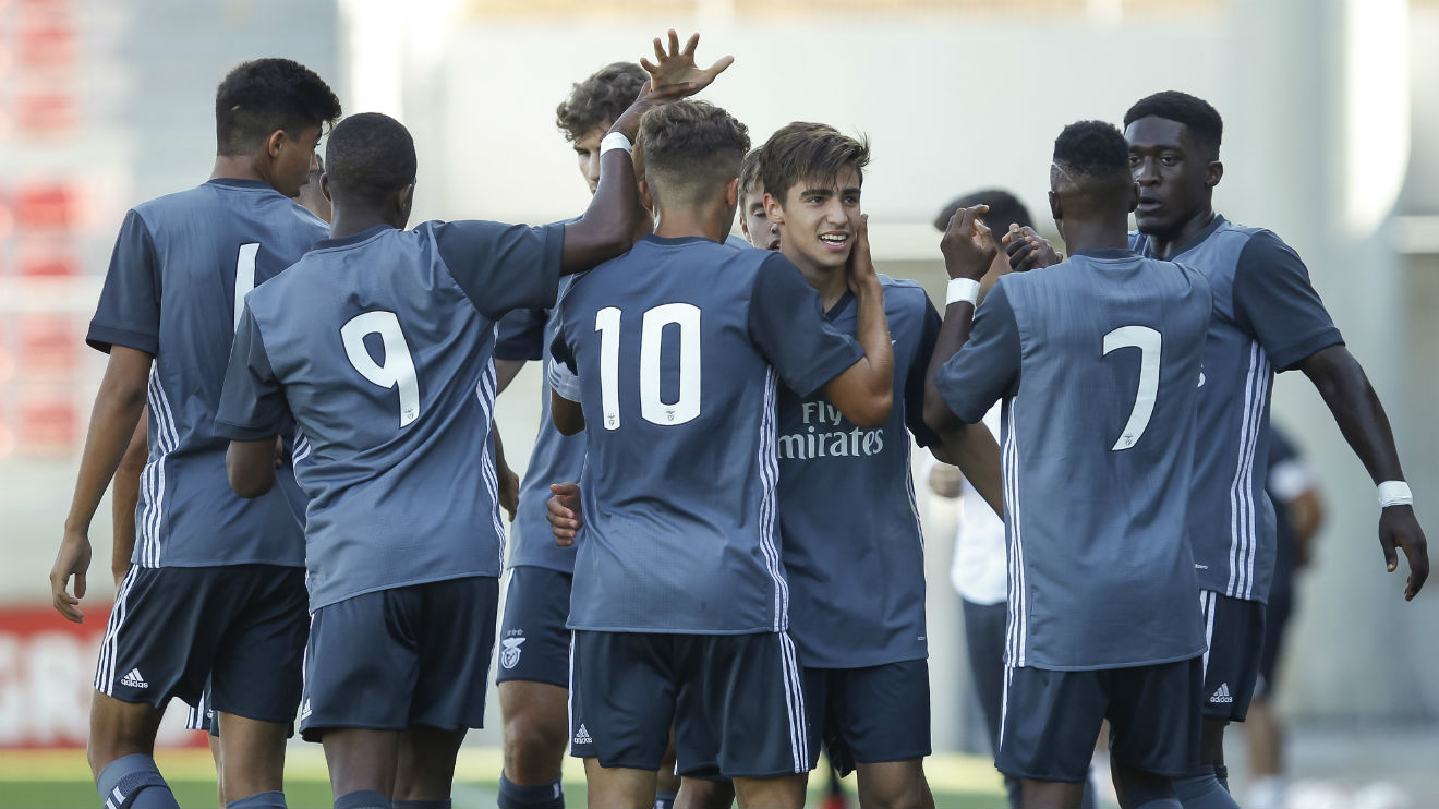 Juniores festejam golo na UEFA Youth League
