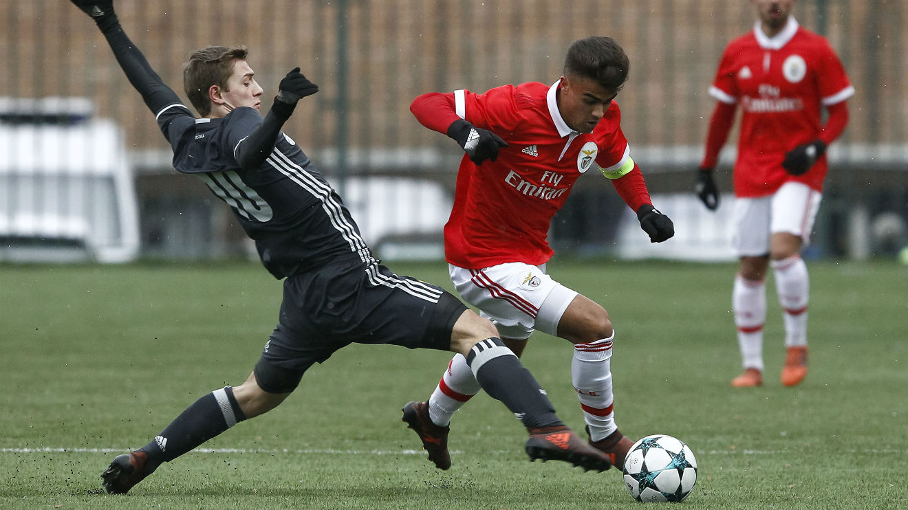 João Filipe no jogo com o CSKA na Rússia
