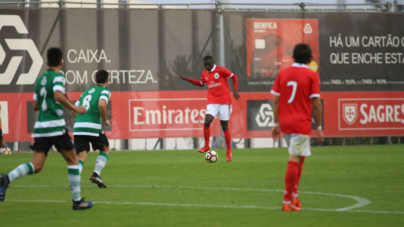 Henrique Jocu no dérbi com o Sporting