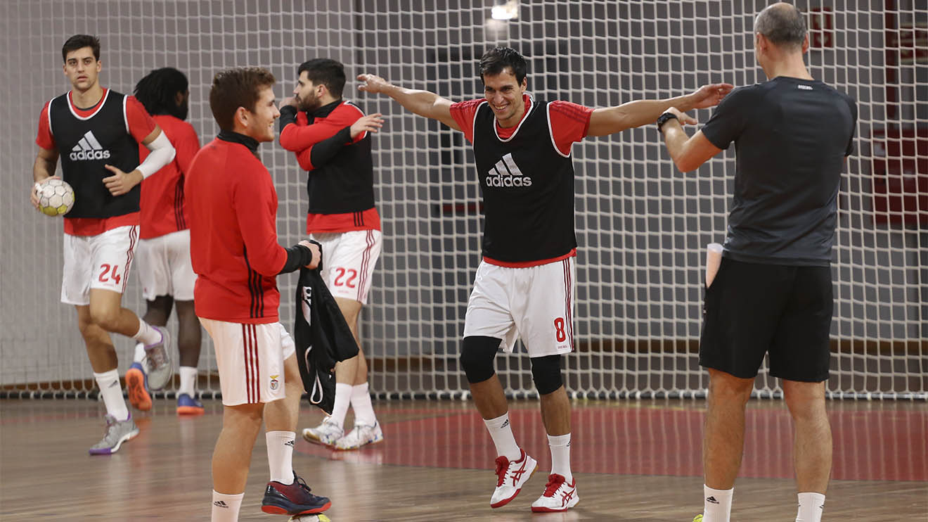João Pais no treino