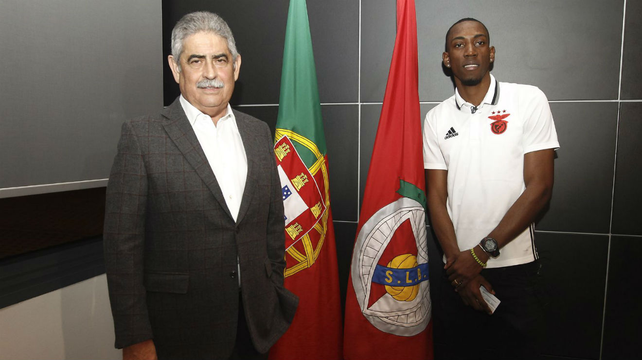 Presidente Luís Filipe Vieira e Pedro Pichardo
