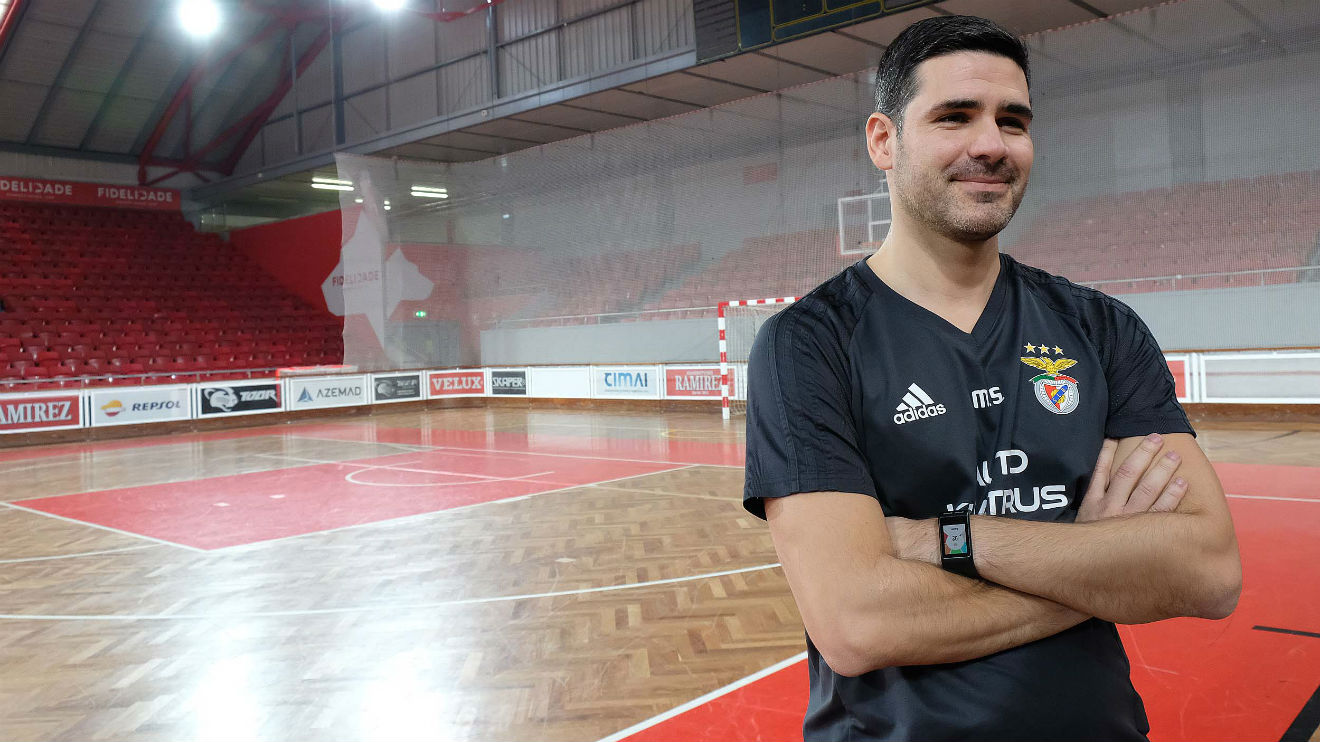Mário Silva, treinador adjunto da equipa de futsal do Benfica
