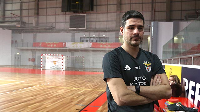M&#225;rio Silva, treinador adjunto da equipa de futsal do Benfica