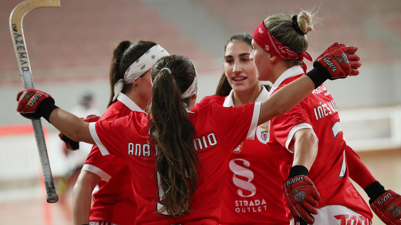 Festejos hóquei feminino