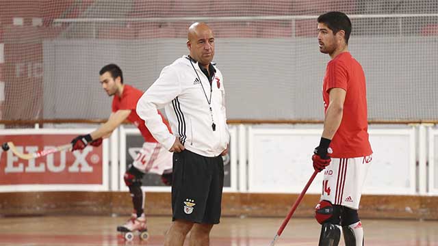 Pedro Nunes no treino