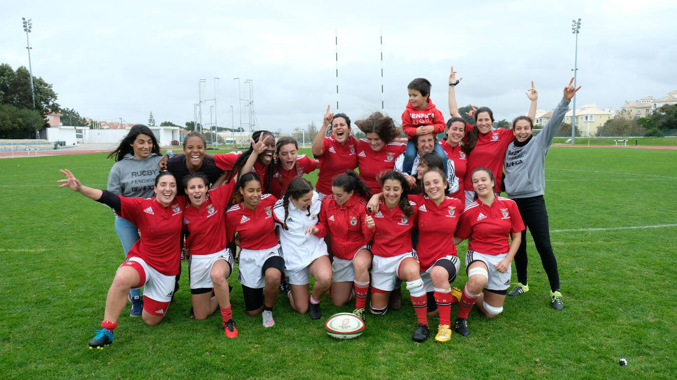 Equipa feminina festeja o título