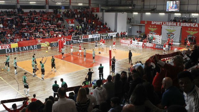 Dérbi da Taça de Portugal no Pavilhão n.º 2 da Luz