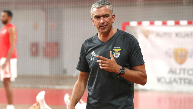 José Jardim, treinador da equipa de voleibol do Benfica