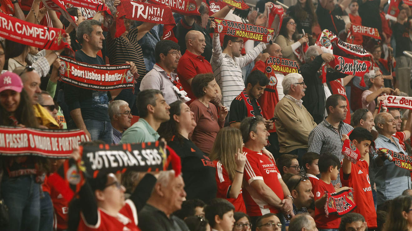 Adeptos do Benfica