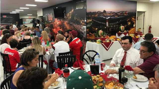 Jantar Sport Newark e Benfica