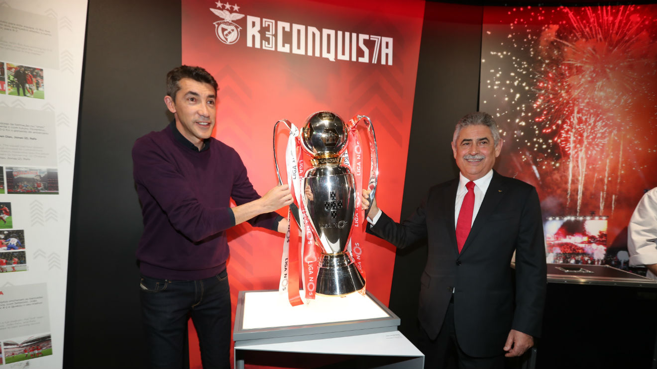 Bruno Lage e Luís Filipe Vieira