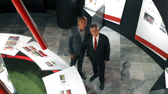 Luís Filipe Vieira e Luisão