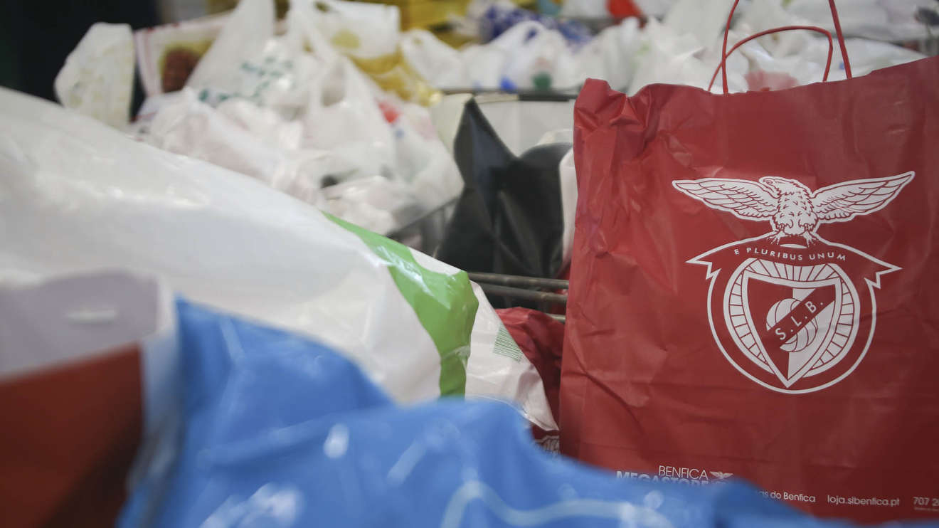 Fundação Benfica Recolha de alimentos