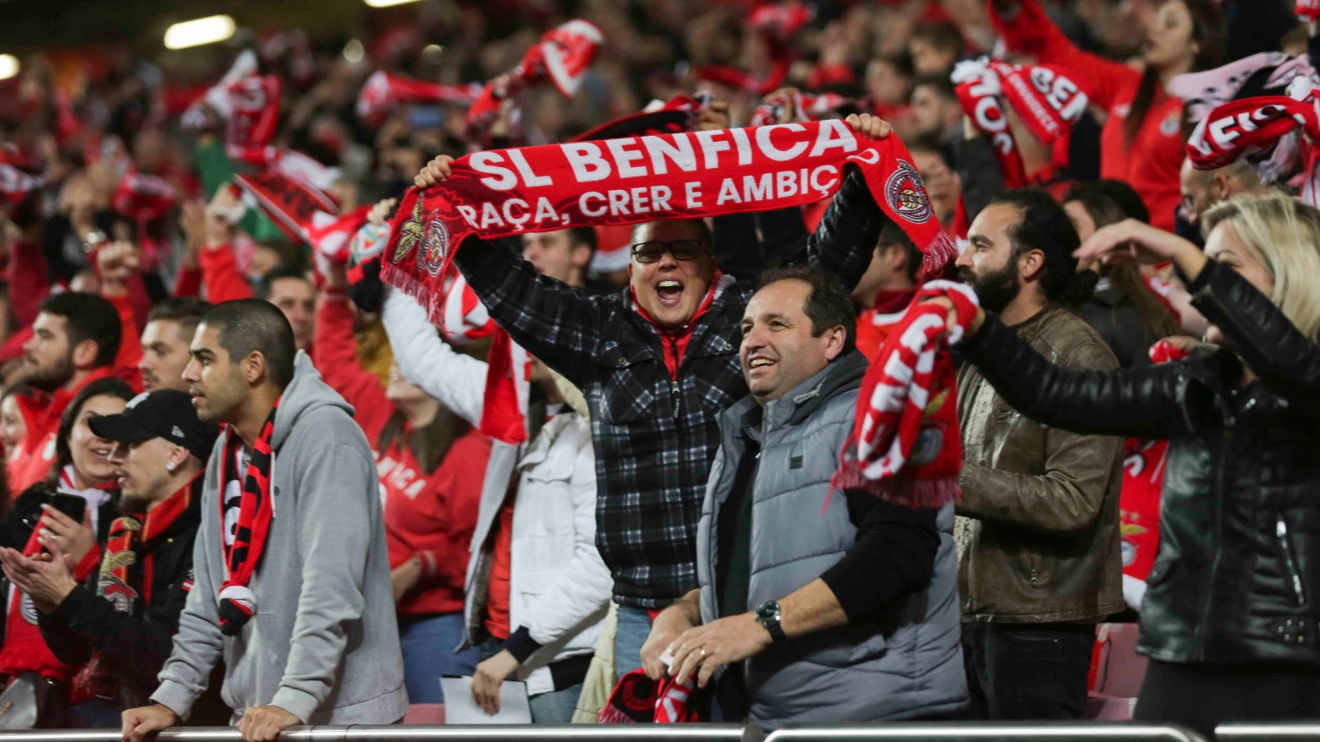 Adeptos do Benfica