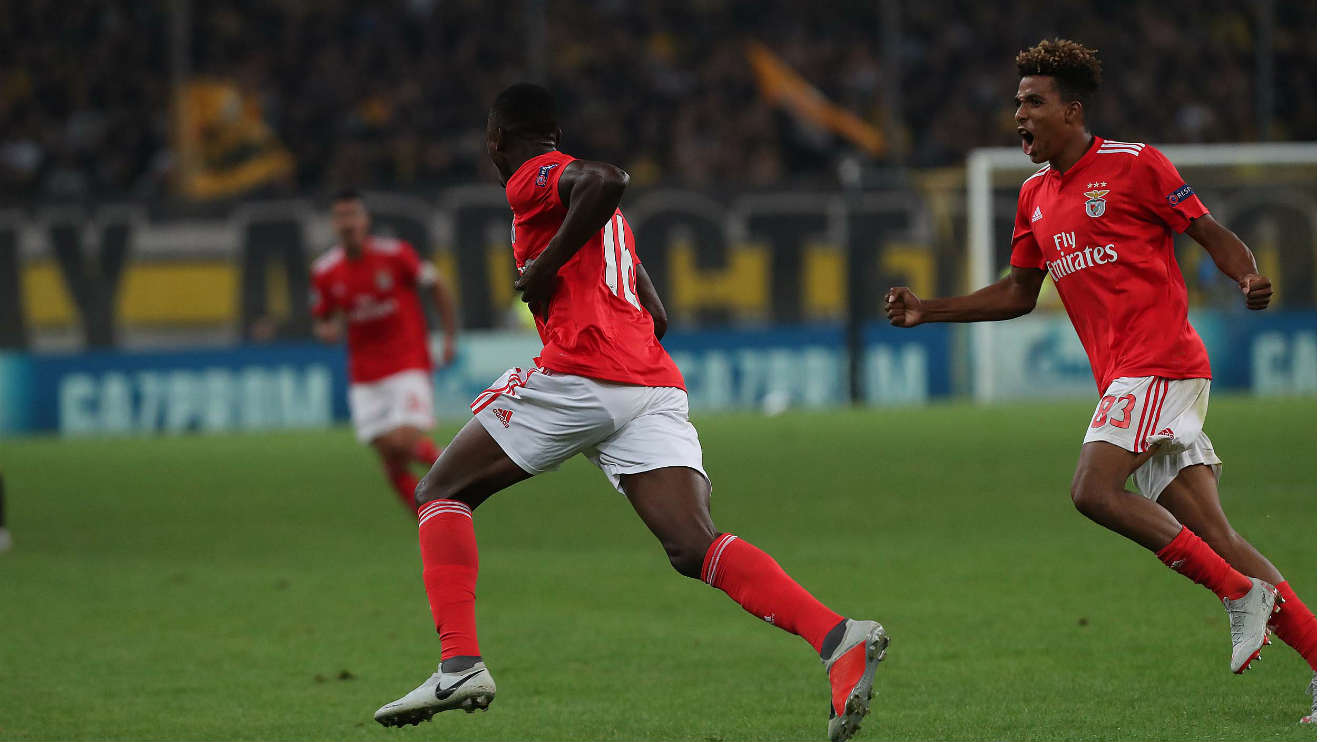 Alfa Semedo golo do Benfica
