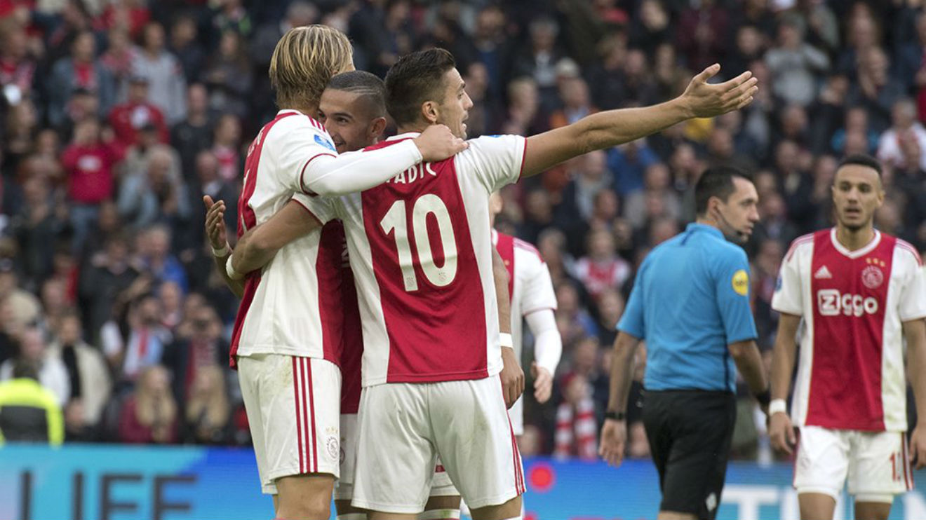 Image result for AFC Ajax 5-0 AZ Alkmaar