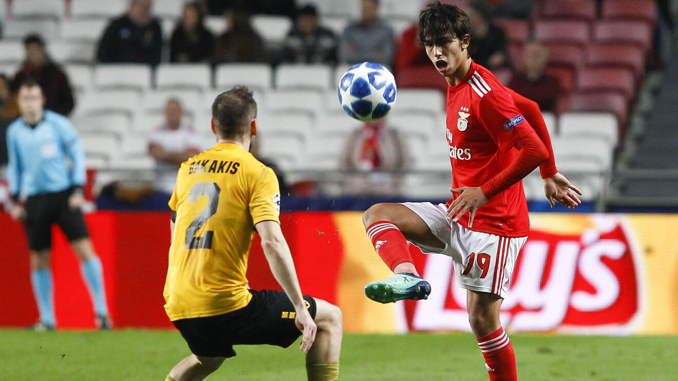 Joao Felix Makes His Debut As A Starter In The Champions League Sl Benfica