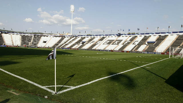 Treino do Benfica no Estádio Toumba