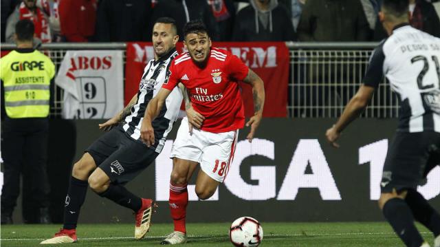 Salvio no Portimonense-Benfica