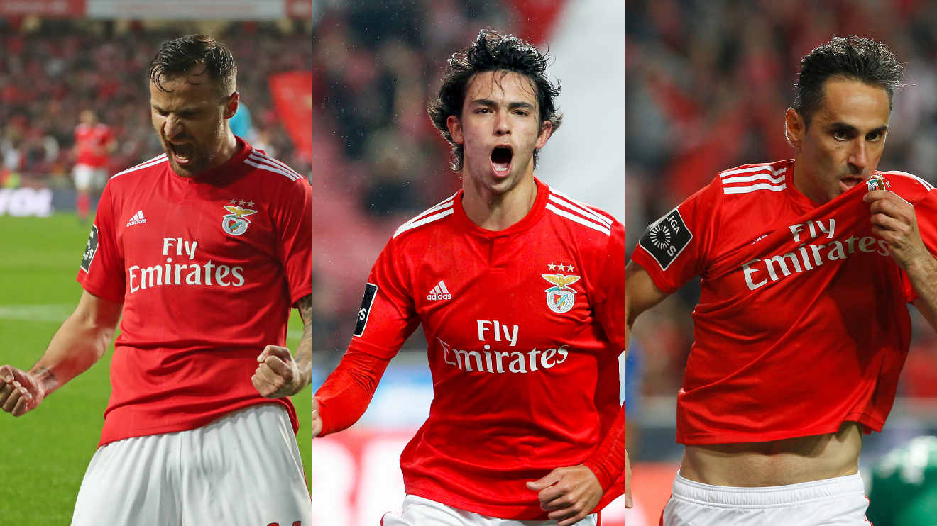 Seferovic, João Félix e Jonas