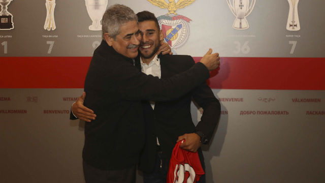 Salvio e Luís Filipe Vieira