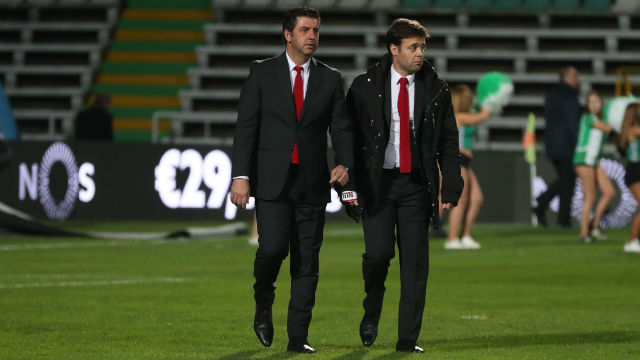 Rui Vitória e Tiago Pinto