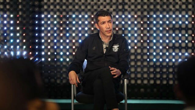 Bruno Lage no Open Talk, no Caixa Futebol Campus