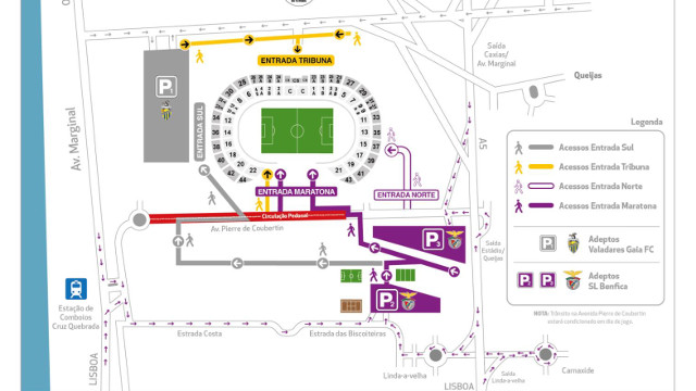 Croqui Estádio Nacional