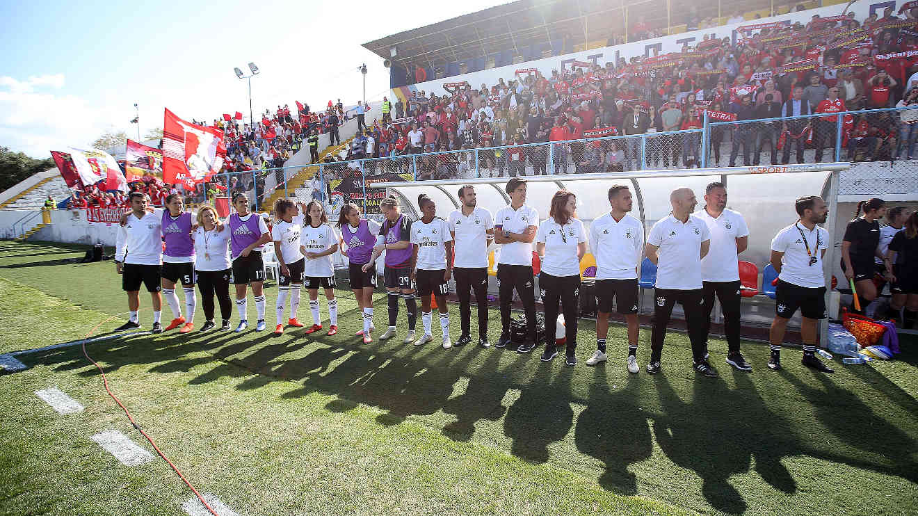Banco de suplentes do Benfica