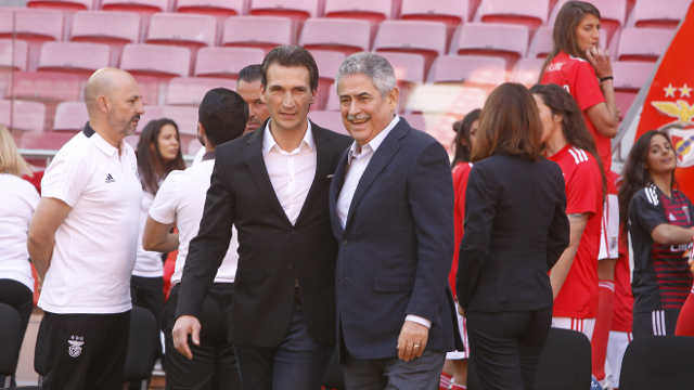 Luís Andrade e Luís Filipe Vieira