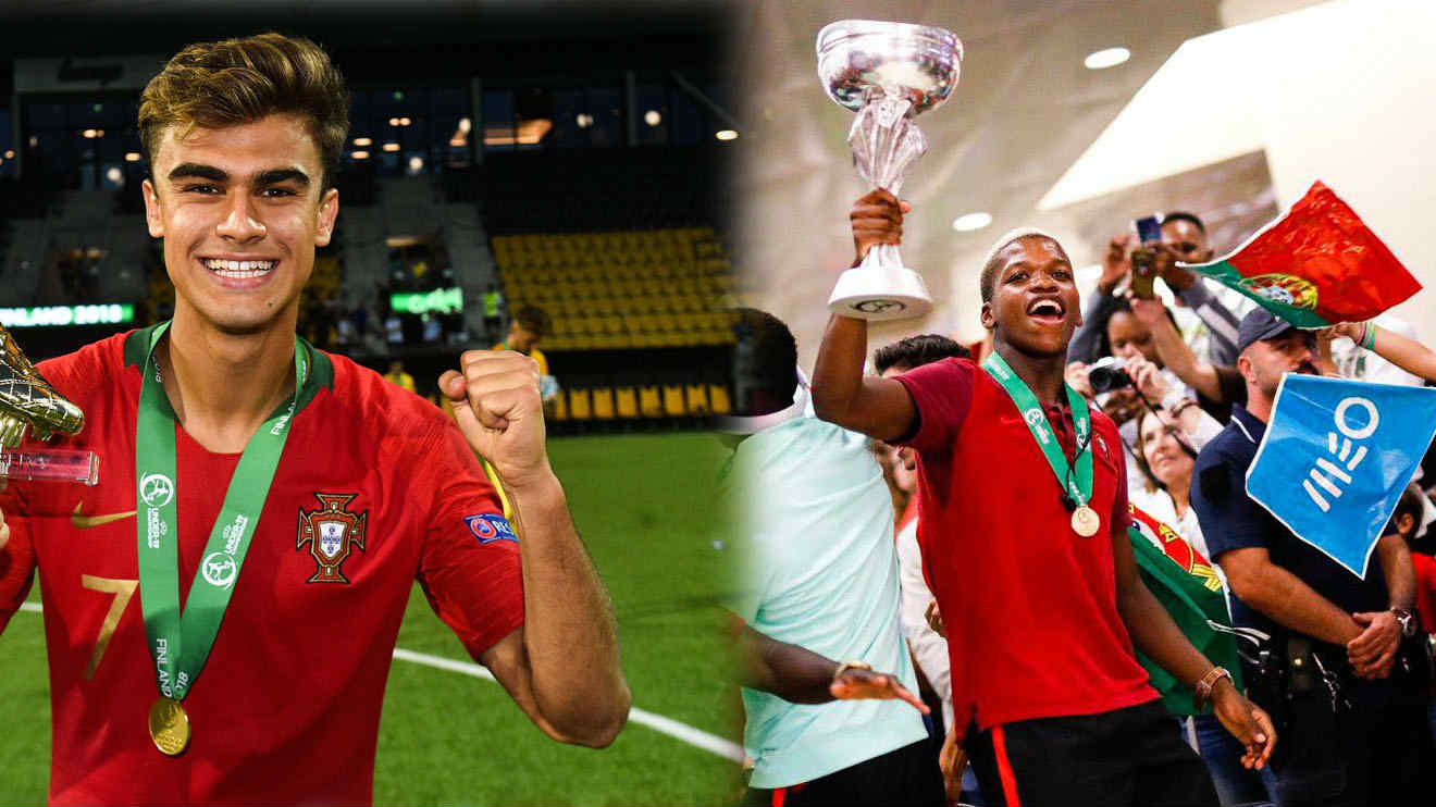 Melhor Onze Europeu Sub 19 Joao Filipe Florentino Benfica Sl Benfica