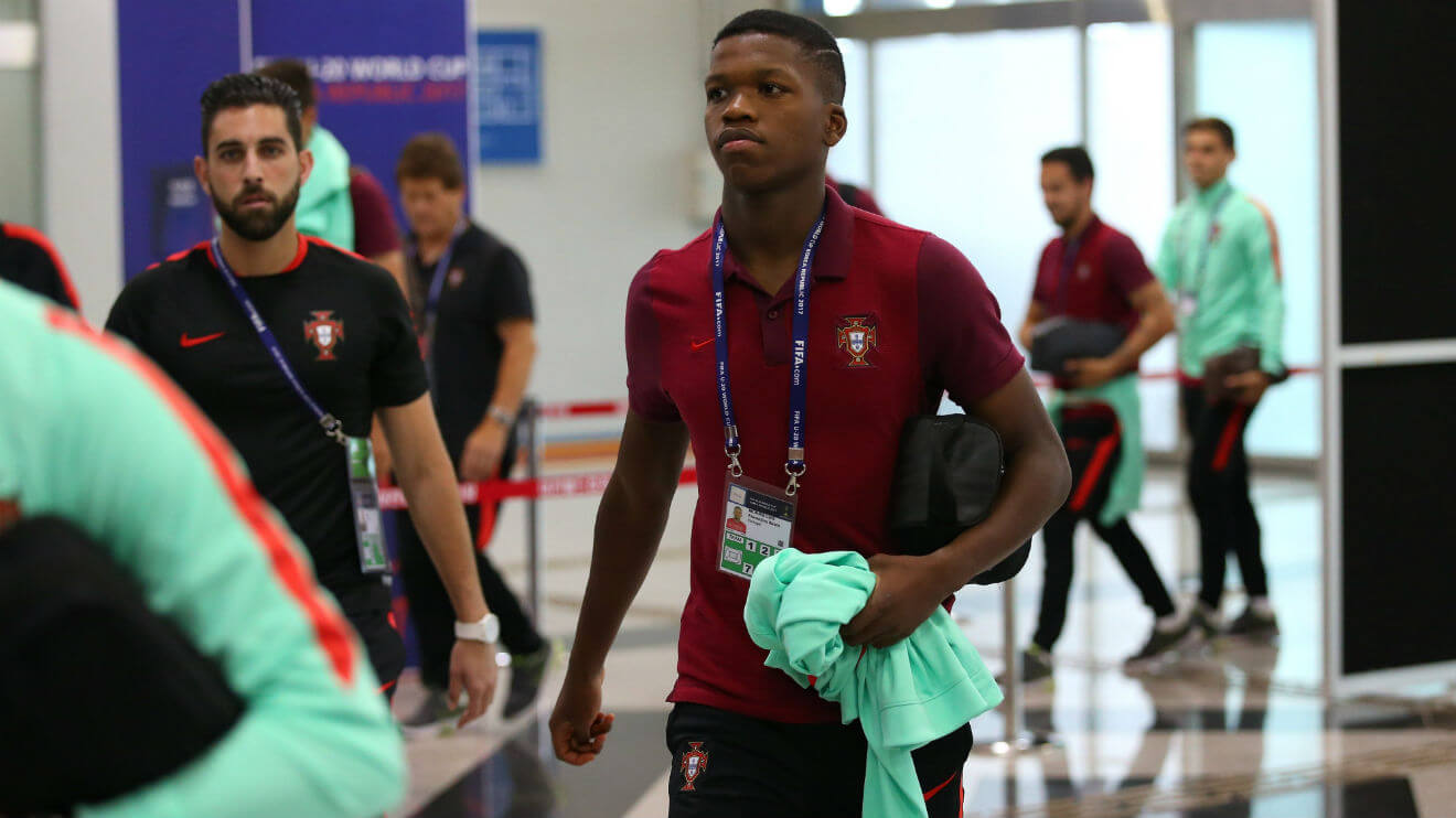 Quatro Benfiquistas Selecao Sub 20 Portugal Sl Benfica