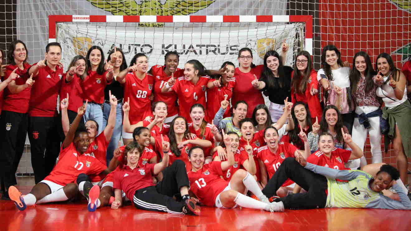 Benfica Ílhavo Andebol feminino Fase final Campeonato - SL ...
