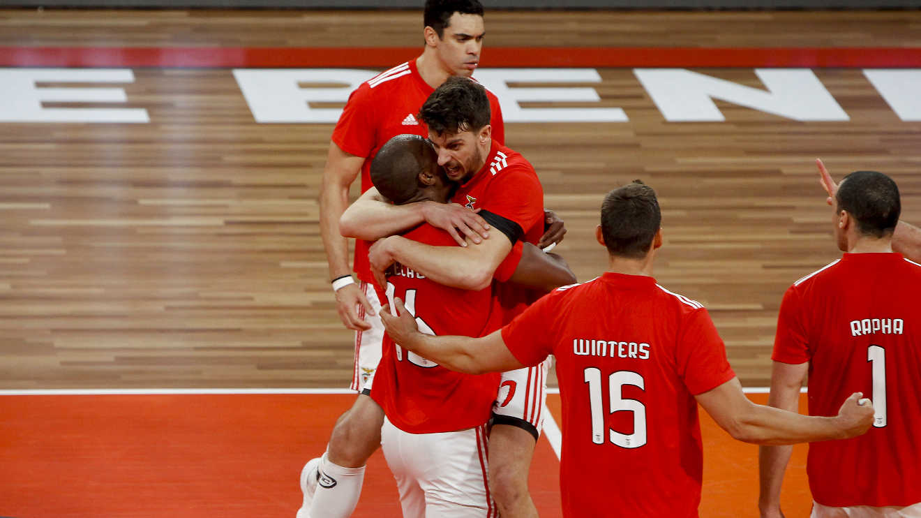 Benfica Sporting Jog 3 Final Play-Off Campeonato Voleibol