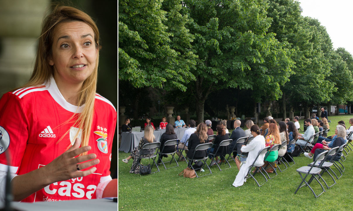 Olívia Alves, environmental & logistics manager e responsável pelo projeto ECO Benfica, no Golo da Sustentabilidade