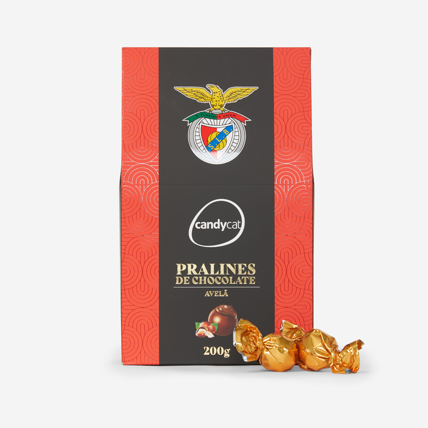 Pralinés au Chocolat et à la Noisette SL Benfica