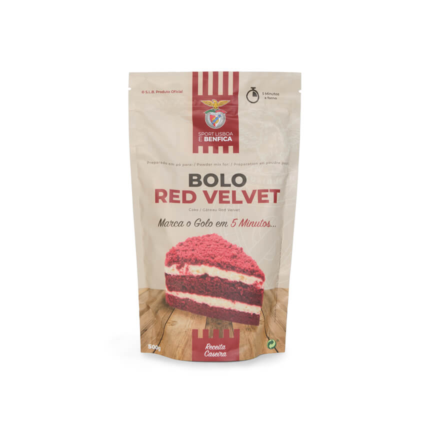 Préparation du gâteau Red Velvet Benfica - Recette Maison