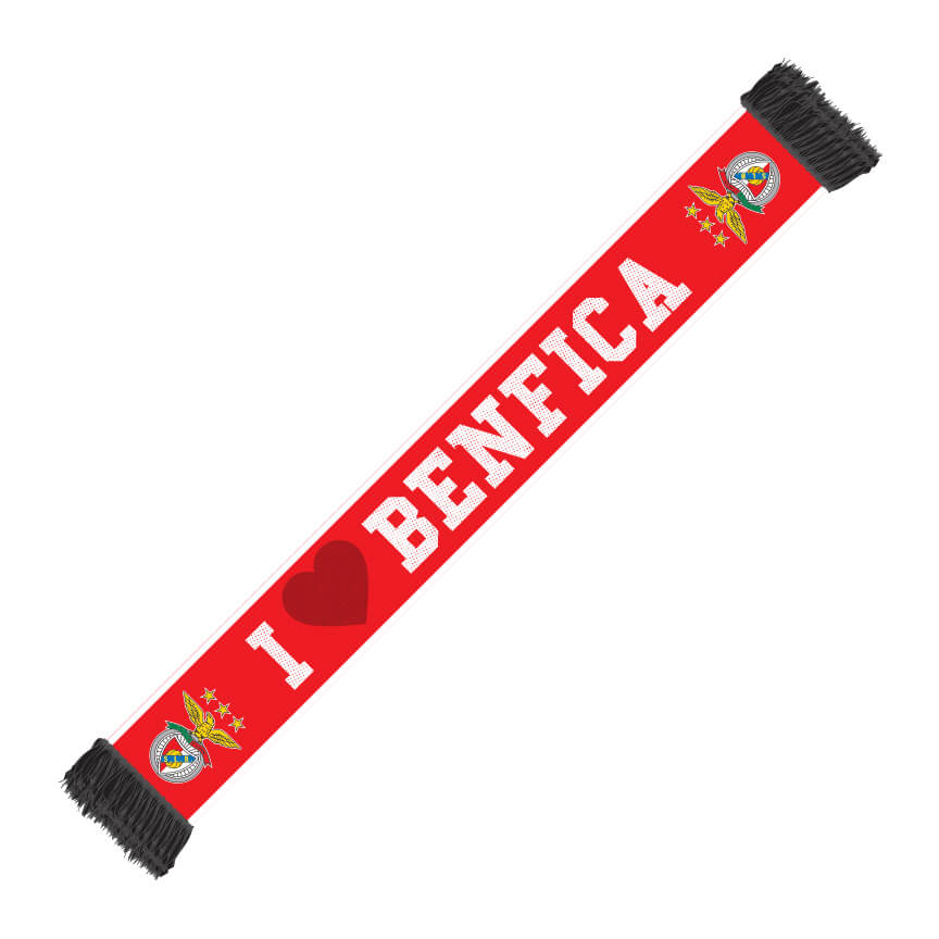 Cachecol Vermelho I Love Benfica
