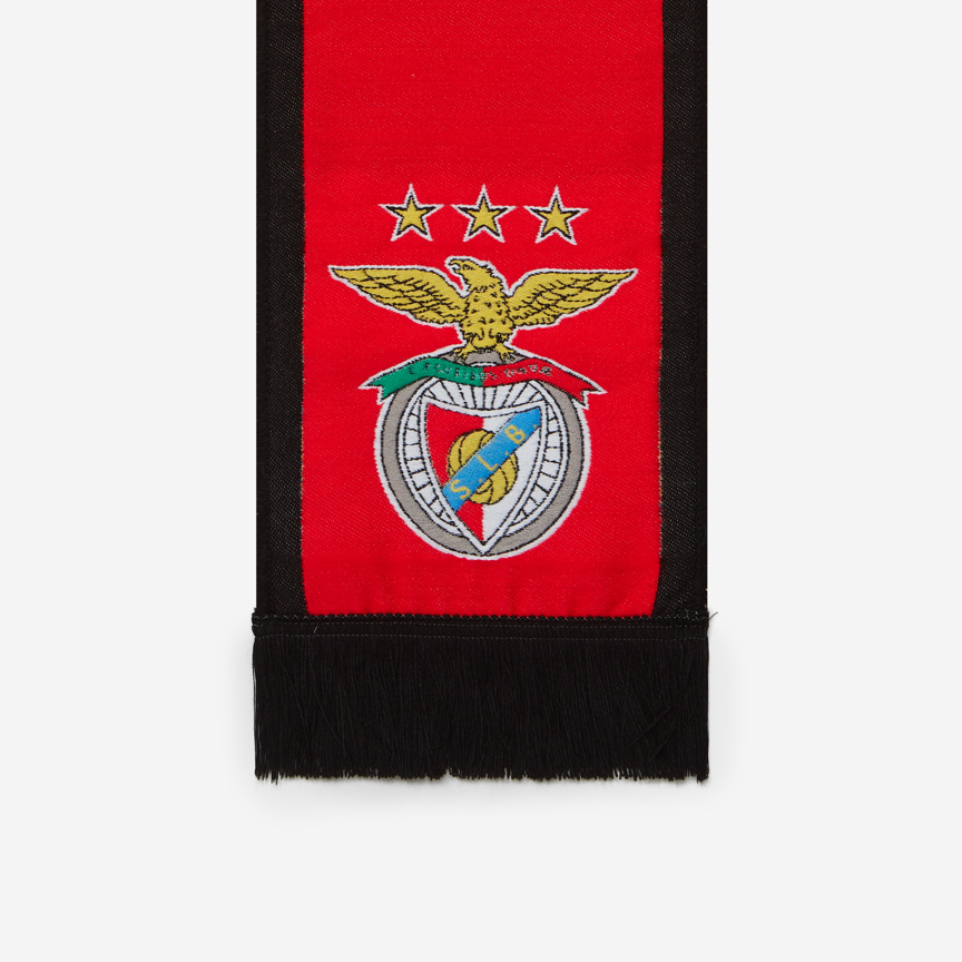 Cachecol Vermelho e Preto Sport Lisboa e Benfica