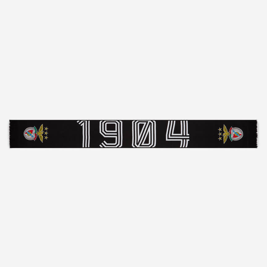 Écharpe Rayée SL Benfica 1904 Noir