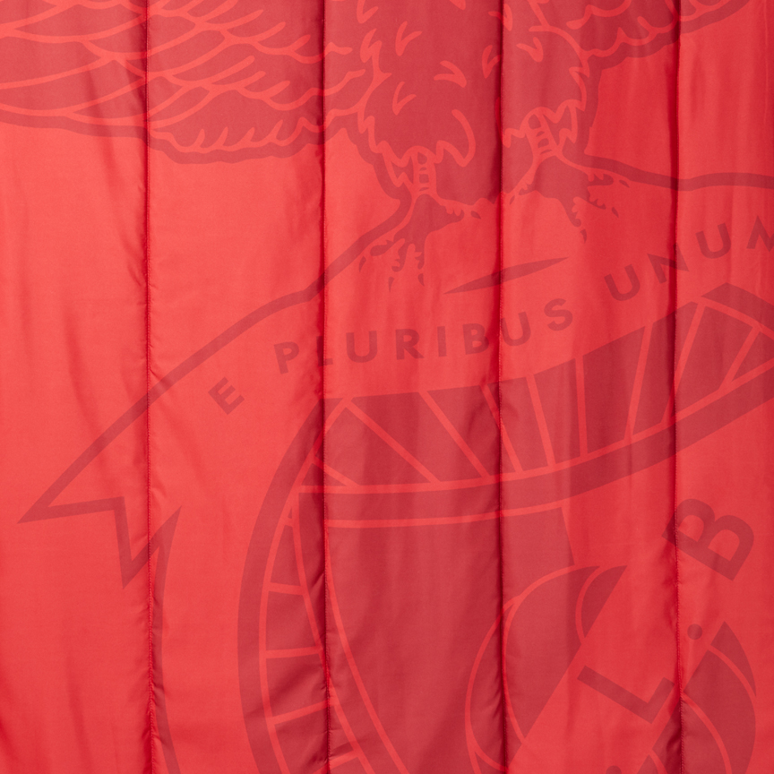 Edredão Vermelho Cama Solteiro Emblema SL Benfica