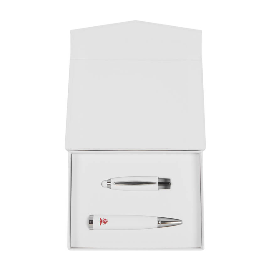 Stylo blanc avec pen Benfica