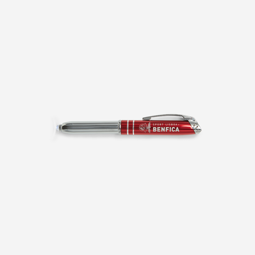 Mini biros rojos con luz SL Benfica